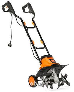 10-Amp 14-Inch Electric Tiller and Cultivator Corded Electric Cultivator