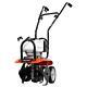 10 Inch 43cc Gas Powered 2cycle Cultivator With Wheels Folding Handle Heavy Duty