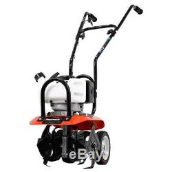 10 inch 43cc Gas Powered 2Cycle Cultivator with Wheels Folding Handle Heavy Duty