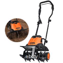 12 Amp Electric Tiller Corded Electric Tiller/Cultivator 18 W x 3.94 D