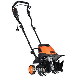 12 Amp Electric Tiller Corded Electric Tiller/Cultivator 18 W x 3.94 D