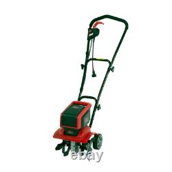 12 in. 9 Amp Corded Electric Tiller/Cultivator with 3-Position Wheels
