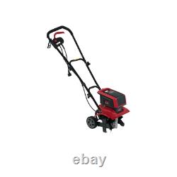 12 in. 9 Amp Corded Electric Tiller/Cultivator with 3-Position Wheels