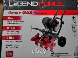 15 in. 46 cc Gas Powered 4-Cycle Gas Cultivator by Legend Force