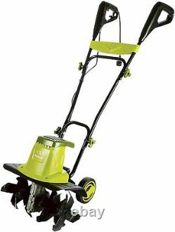 16-Inch 12-Amp Electric Tiller and Cultivator, Green TJ603E