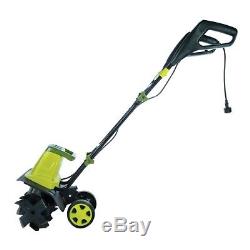 16-Inches Electric Tiller Cultivator Yard Lawn Digger Angled Tines Handle Folds