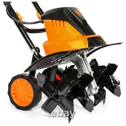 18 In. Electric Tiller & Cultivator 13.5 Amp WEN Powerful Motor Rotates 360°