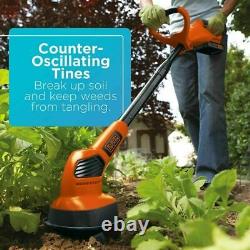20V Cultivator Tiller Kit Garden Battery Powered Cordless Power Tool Gardening