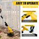 20v Electric Cordless Garden Tiller Cultivator Rechargeable Battery Powered Tool