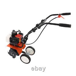 2-Stroke 43CC Cultivator Tiller Gasoline Powered Hand Rotary Tiller Garden Farm