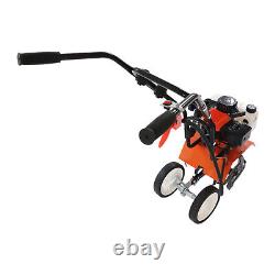 2-Stroke 43CC Cultivator Tiller Gasoline Powered Hand Rotary Tiller Garden Farm