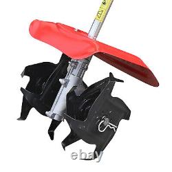 2-Stroke Garden Tiller/Cultivator Soil Gas Tiller Farm Plant Yard Tilling Tool