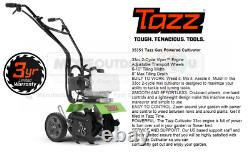 35351 NEW Tazz Garden Mini SRT Cultivator 2-Cycle Flowerbed Aerate Tilling