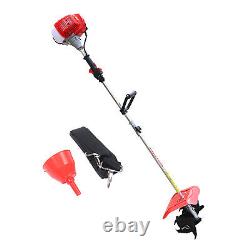 42.7CC 2-Stroke Small Tiller Cultivator Gas Powered Rototiller Garden Tiller New