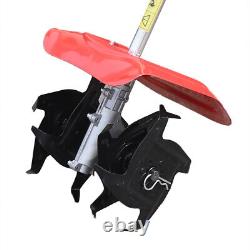 42.7CC 2-Stroke Small Tiller Cultivator Gas Powered Rototiller Garden Tiller New