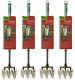 4 Lewis Tools Yard Butler Rc-3 37 Rotary Garden Cultivators W Extendable Handle