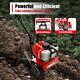 52cc 2stroke Mini Tiller Cultivator Gas Powered Rototiller Garden Farm Tiller