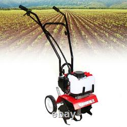 52CC 2-Stroke Gas Power Tiller Soil Work Cultivator Tilling Garden Farm Machine