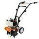 52cc Garden Mini Tiller 3hp Petrol Power Soil Cultivator 2-stroke Engine Tool\