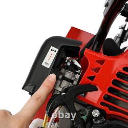 52cc Gas Power Garden Farmyard Tiller Cultivator 6500 rpm Tilling Tool 2-Stroke