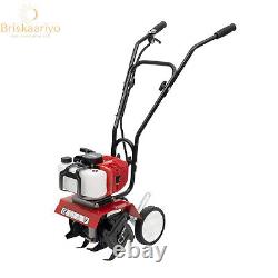 52cc Gas Power Garden Farmyard Tiller Cultivator 6500 rpm Tilling Tool 2-Stroke