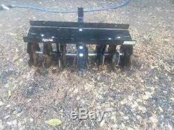 Agri-Fab Disc Cultivator Tow Behind Sleeve Hitch Garden Tractors Riding Steel
