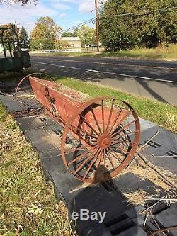 Antique Farm Seeder /wagon /buggy /tractor /cultivator /yard Art /flower Planter