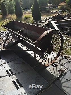 Antique Farm Seeder /wagon /buggy /tractor /cultivator /yard Art /flower Planter