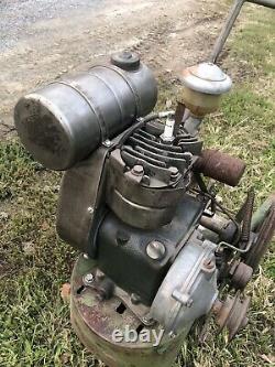 Antique Mellinger Garden Spot Garden Tractor Cultivator Clinton Engine
