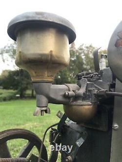 Antique Mellinger Garden Spot Garden Tractor Cultivator Clinton Engine