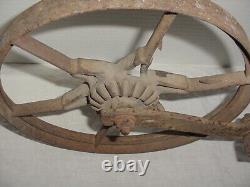 Antique Planet Jr 2 WHEEL CULTIVATOR with 2 Cultivator TEETH / planter seeder