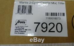 BRAND NEW Mantis 2-Cycle Tiller Cultivator 7920 Ultra-Lightweight New In Box