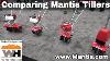 Comparing Mantis Tiller Cultivators Electric 2 Cycle And 4 Cycle Engines Weekend Handyman