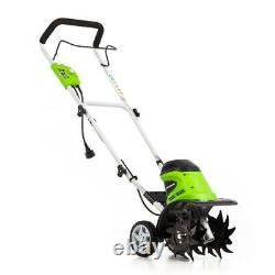 Corded Electric Cultivator Forward Rotating Adjustable Tilling Powerful Motor