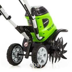 Corded Electric Cultivator Forward Rotating Adjustable Tilling Powerful Motor