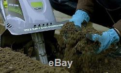 Corded Electric Tiller/Cultivator 11-Inch 8.5-Amp Earthwise TC70001 Yard Garden