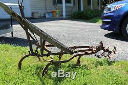 Early Horse Drawn Cultivator 100 yrs great restoration DISPLAY ITEM $SALE 8/15