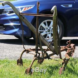Early Horse Drawn Cultivator 100 yrs great restoration DISPLAY ITEM $SALE 8/15