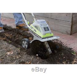 Earthwise 40 Volt Lithium Ion Cordless Electric Tiller/Cultivator