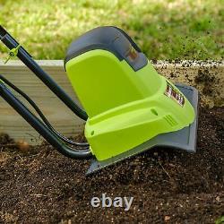 Earthwise TC70065 6.5-Amp 11-Inch Corded Electric Tiller/Cultivator, Green