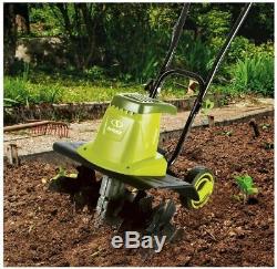 Electric Garden Tiller Cultivator 16-Inch 13.5 Amp 6 Durable Steel Angled Tines
