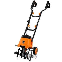 Electric Garden Tiller Cultivator Double Handled Powerful 850W Motor Lawn Small