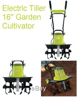 Electric Tiller 16'' Garden Cultivator Rototiller Yard Lawn Power Tool Equipment