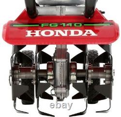 FG110 HONDA 9in. Gas Mini Tiller-Cultivator 4-Cycle Middle Tine Forward-Rotating