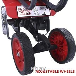 GardenTrax Tiller Gas Powered Mini Cultivator with2-Cycle 43cc Engine