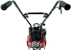 Garden Cultivator 10 43cc Gas 2-Cycle Direct Gear Drive Wheels CARB Compliant