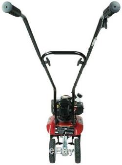 Garden Cultivator 10 43cc Gas 2-Cycle Direct Gear Drive Wheels CARB Compliant