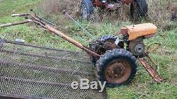 Garden Mark Montgomery Ward Simplicity 2 Wheel Tractor with Mower & Cultivator