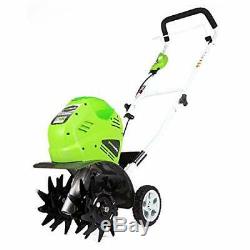 GreenWorks 27062 GMAX 10-inch 40V Cordless Cultivator Green withBattery & Charger