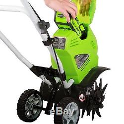 Greenworks 27062A 40V G-MAX Cordless Lithium-Ion 10 in. Cultivator (Bare Tool)